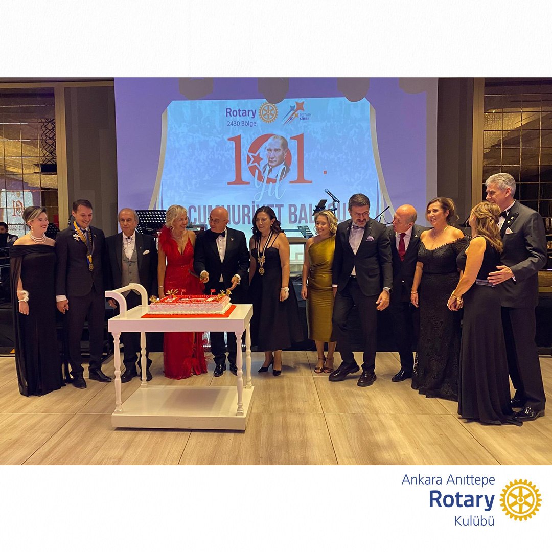 UR 2430 Bölge Dönem Guvernörü Kerem Muradi ve Pınar’ın önderliğinde, Ankara Gazi Rotary…