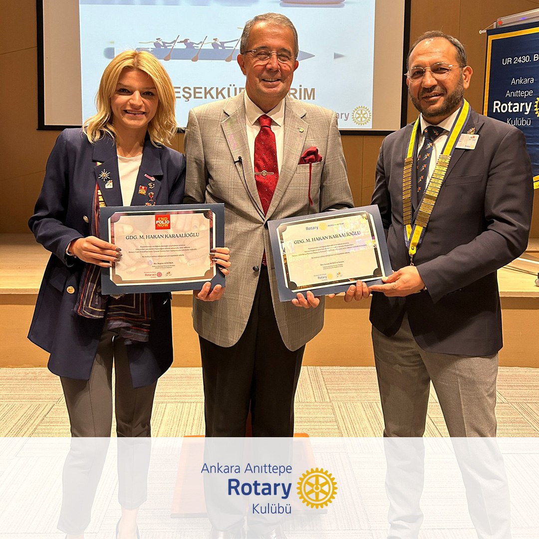 Kulübümüzün 1415. Dönemin 8. Toplantısını, 8 Ekim Salı tarihinde Ankara Anıttepe Rotary…