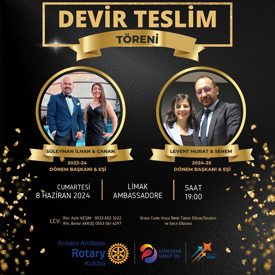 Devir Teslim Törenimizi sizlerle paylaşmaktan mutluluk duymaktayız