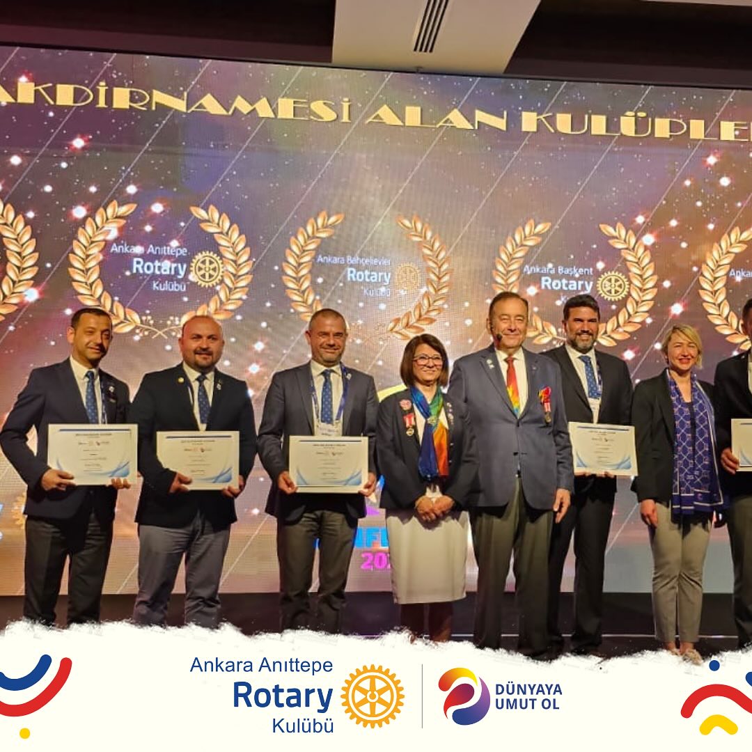 Ankara Anıttepe Rotary Kulübü olarak 2023-24 Dönem Konferansına katılım gösterdik