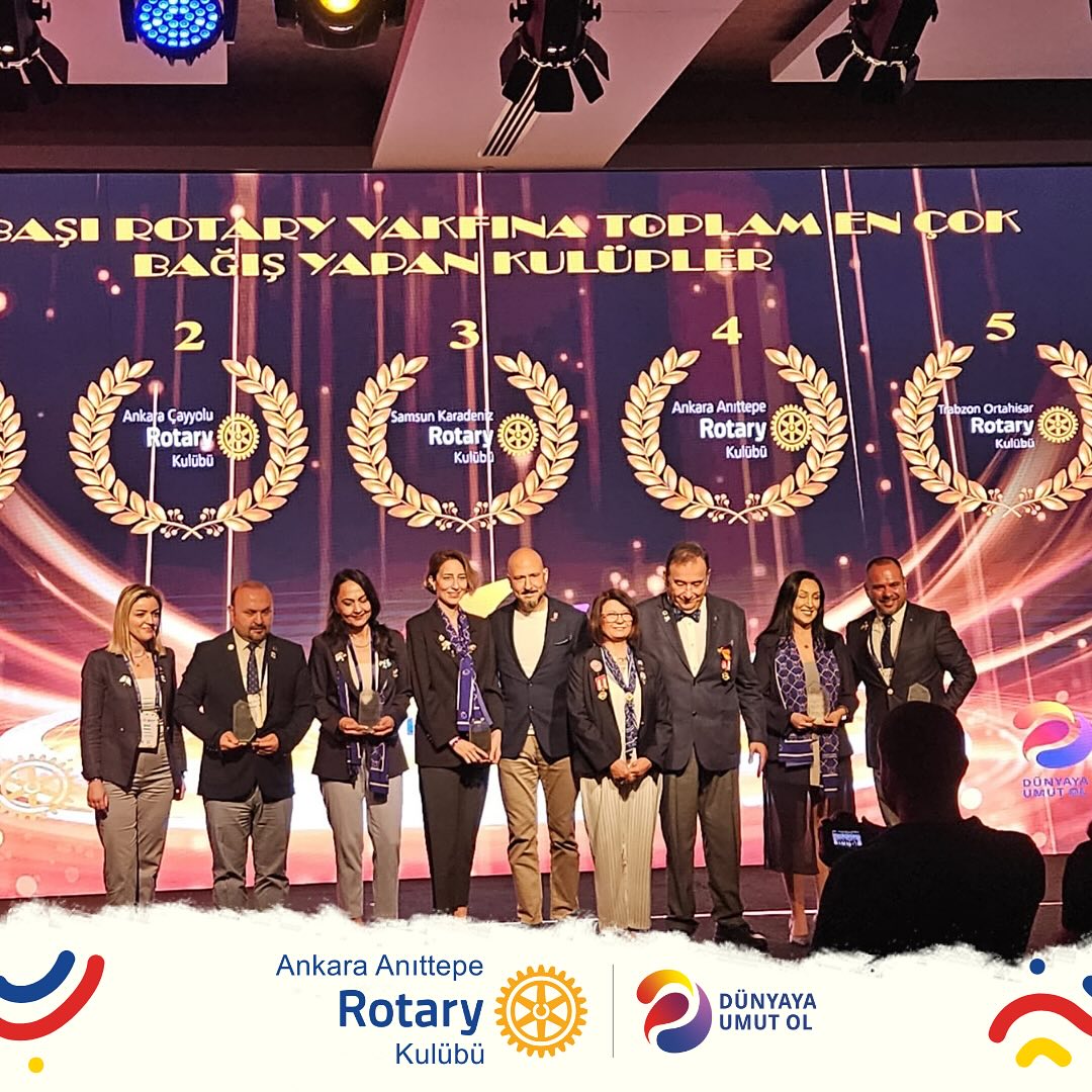 Ankara Anıttepe Rotary Kulübü olarak 2023-24 Dönem Konferansına katılım gösterdik