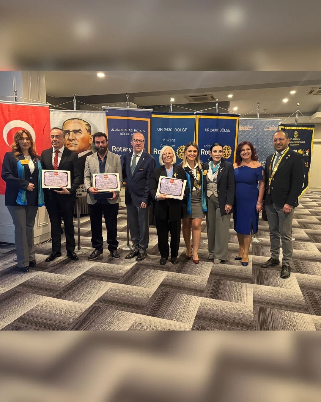 Meslek Hizmetleri Ödül Törenimizi 23.01.2026 tarihinde Ankara Gazi Rotary Kulübü ile…