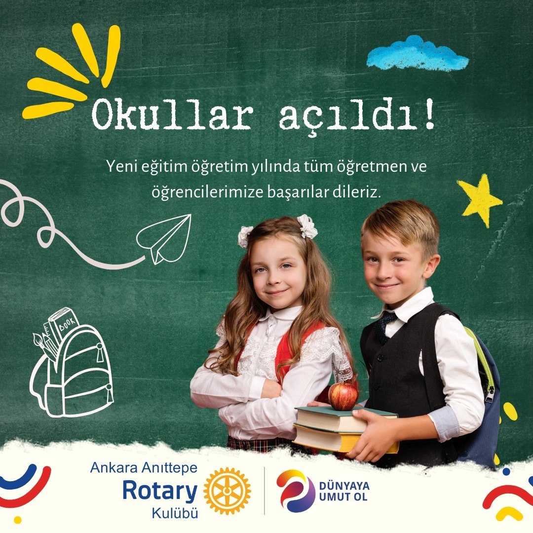 Öğretim yılında tüm öğretmen ve öğrencilerimize başarılar dileriz!