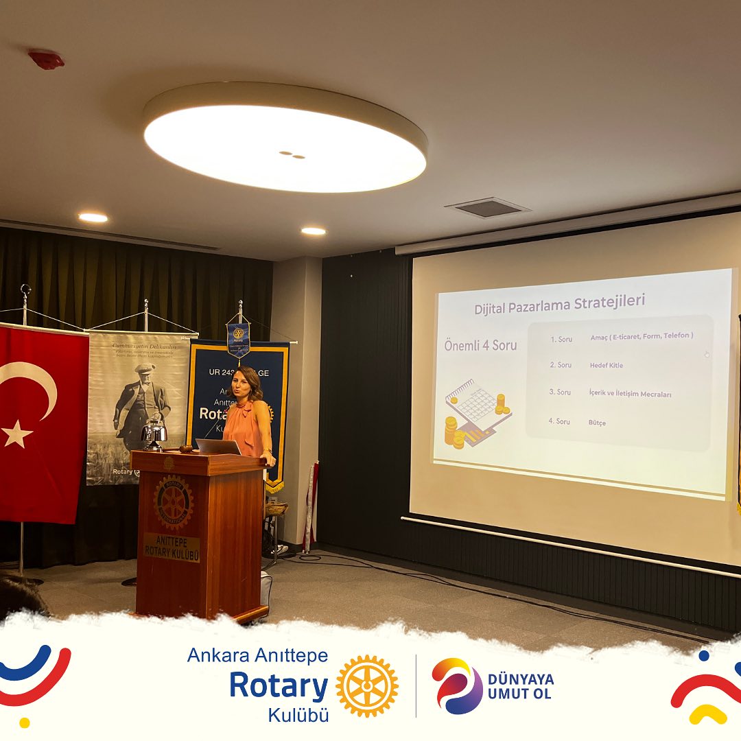Kulübümüzün 1386. Dönemin 2. Toplantısını Ankara Çayyolu ve Ankara Koru Rotary…