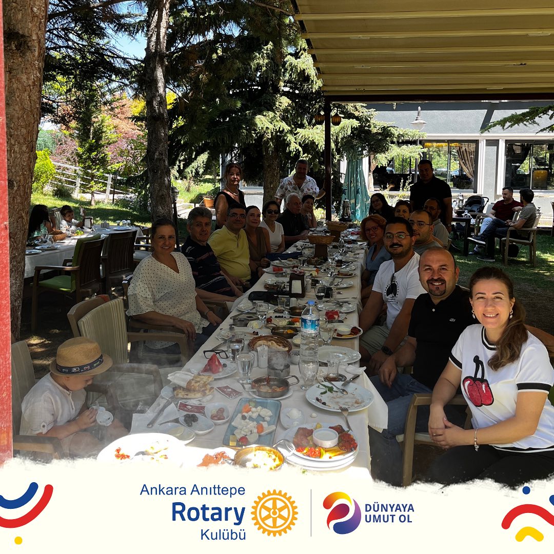 Ankara Anıttepe Rotary Kulübü olarak kahvaltı etkinliğinde bir araya geldik