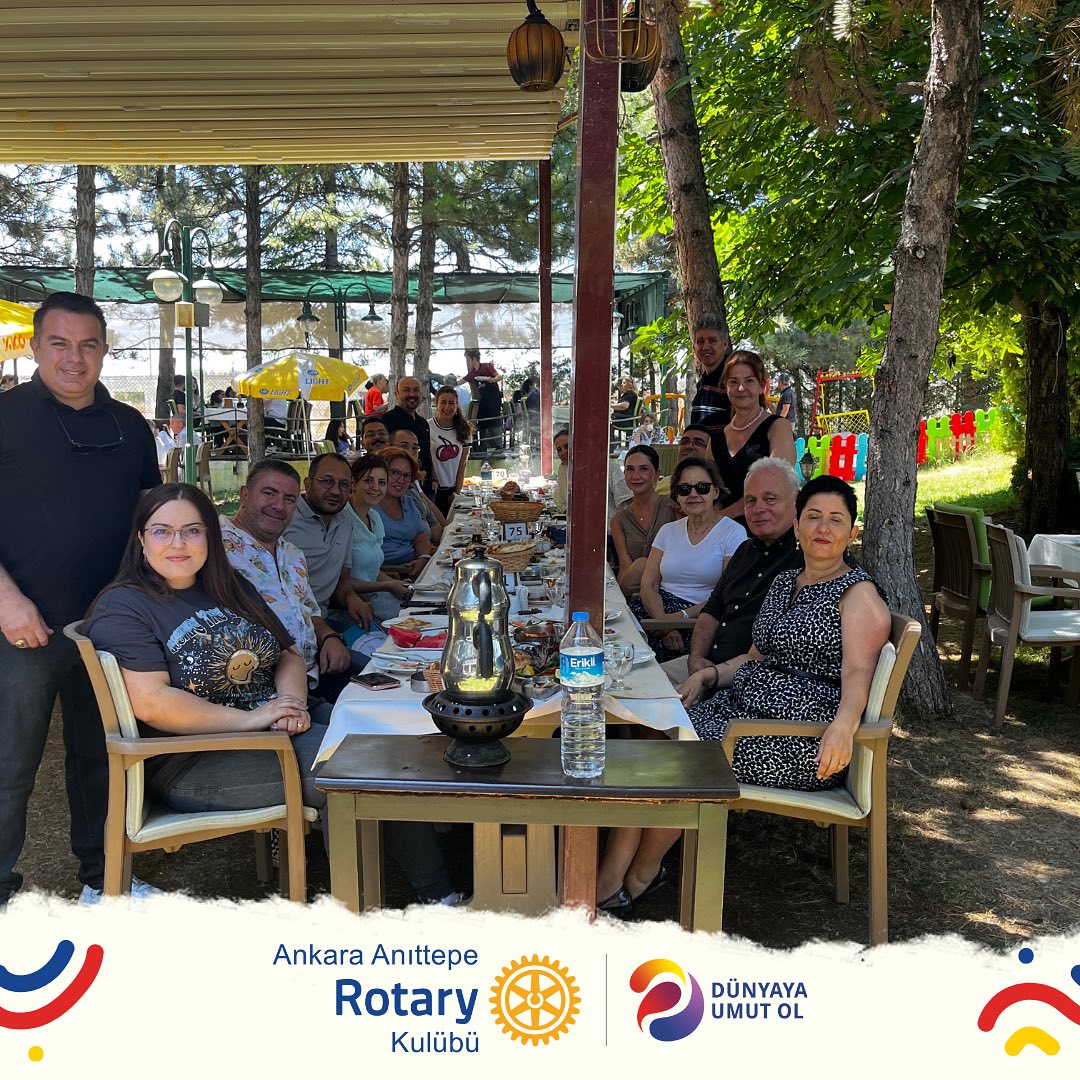 Ankara Anıttepe Rotary Kulübü olarak kahvaltı etkinliğinde bir araya geldik