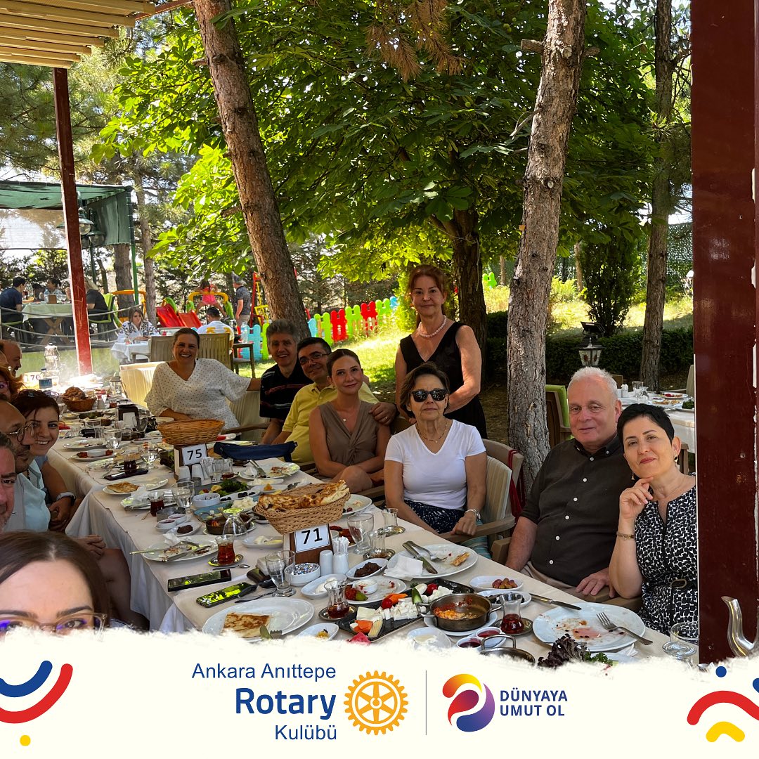 Ankara Anıttepe Rotary Kulübü olarak kahvaltı etkinliğinde bir araya geldik
