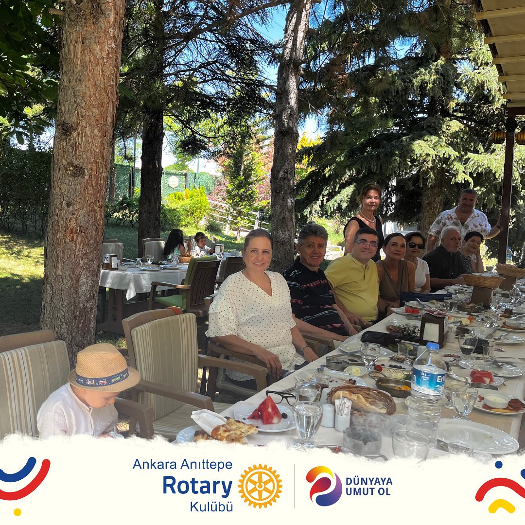 Ankara Anıttepe Rotary Kulübü olarak kahvaltı etkinliğinde bir araya geldik