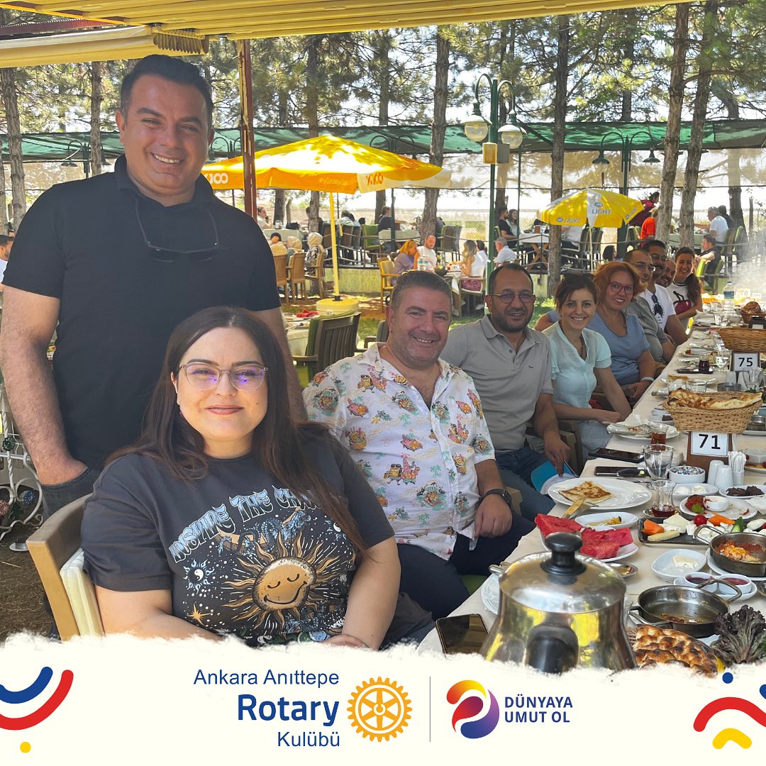 Ankara Anıttepe Rotary Kulübü olarak kahvaltı etkinliğinde bir araya geldik