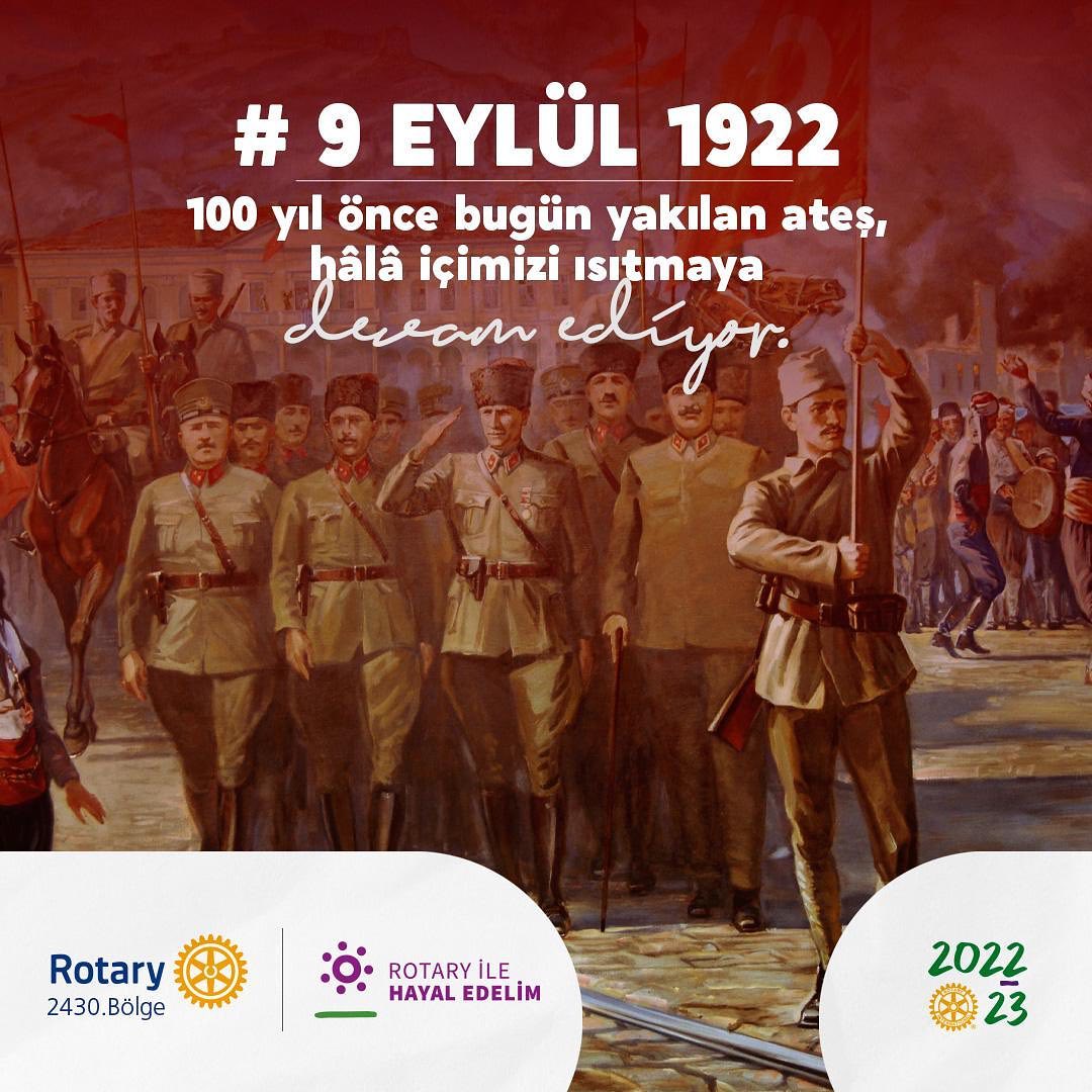 İzmir’in kurtuluşunun 100.yılı kutlu olsun