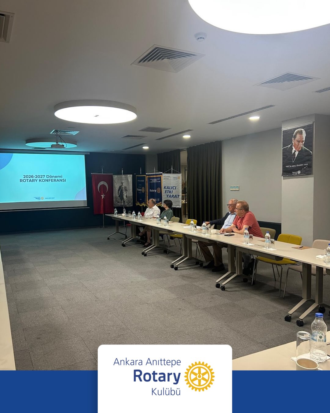 Ankara Anıttepe Rotary Kulübü olarak dönemin 3