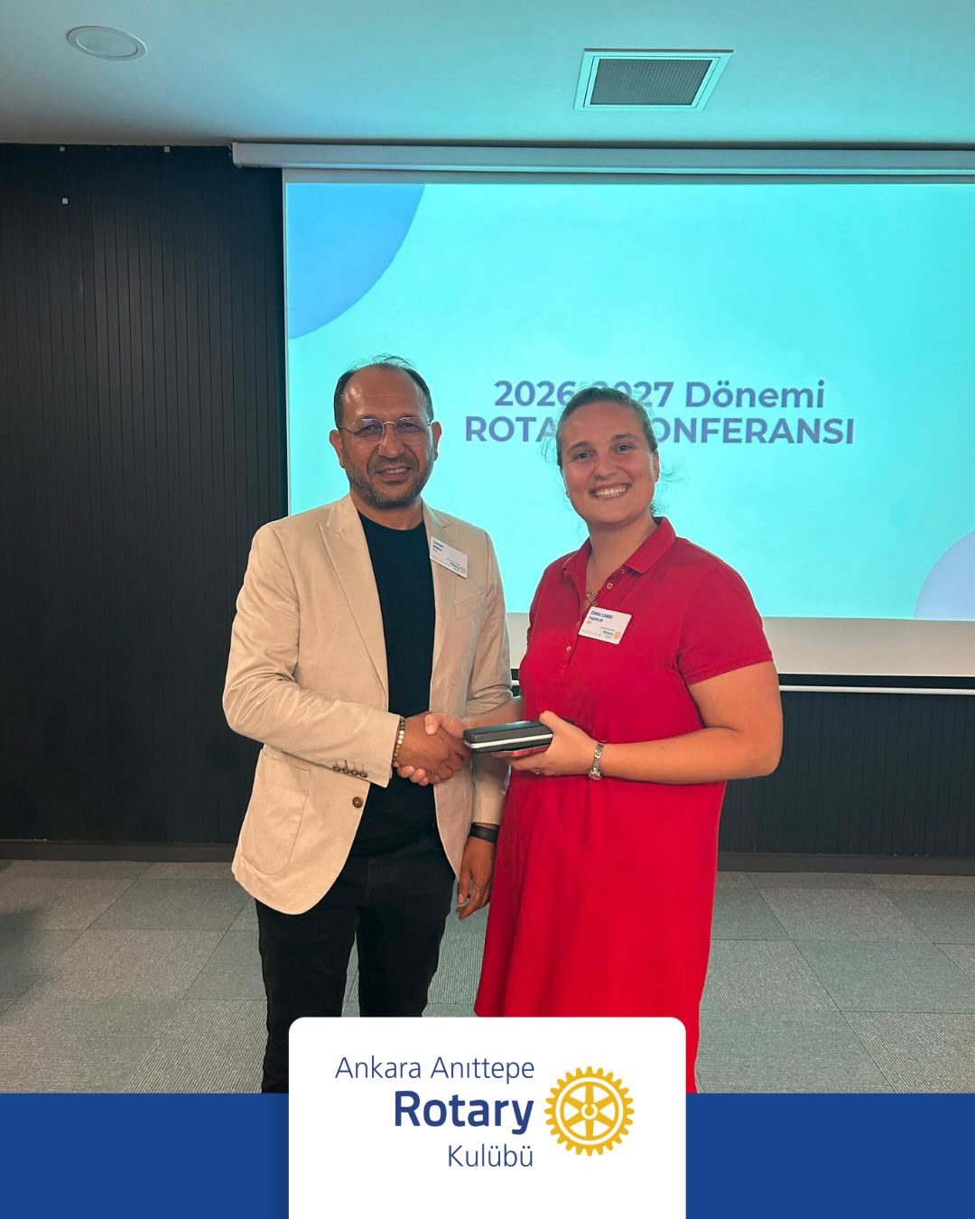 Ankara Anıttepe Rotary Kulübü olarak dönemin 3