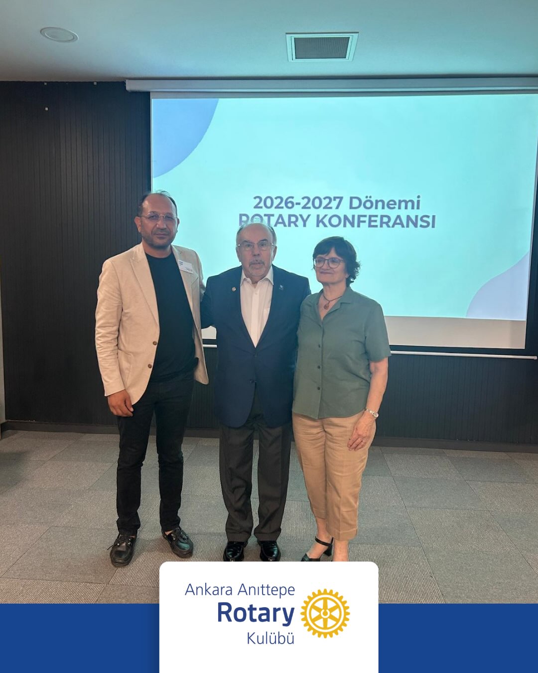Ankara Anıttepe Rotary Kulübü olarak dönemin 3