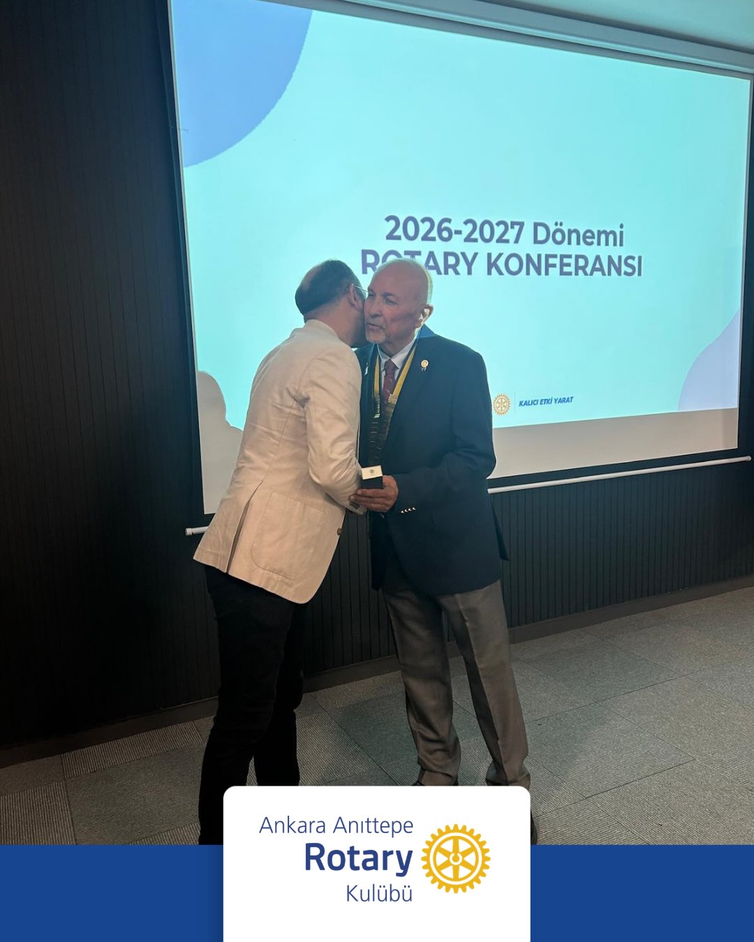 Ankara Anıttepe Rotary Kulübü olarak dönemin 3