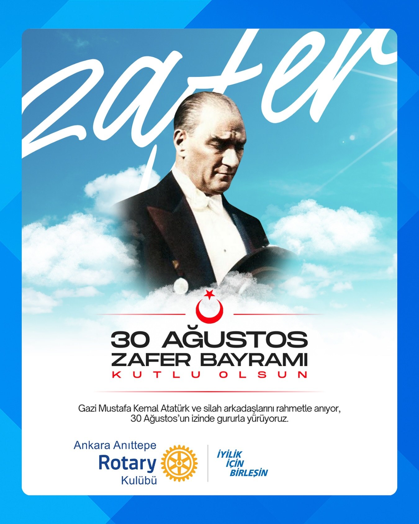 30 Ağustos Zafer Bayramı Kutlu Olsun!