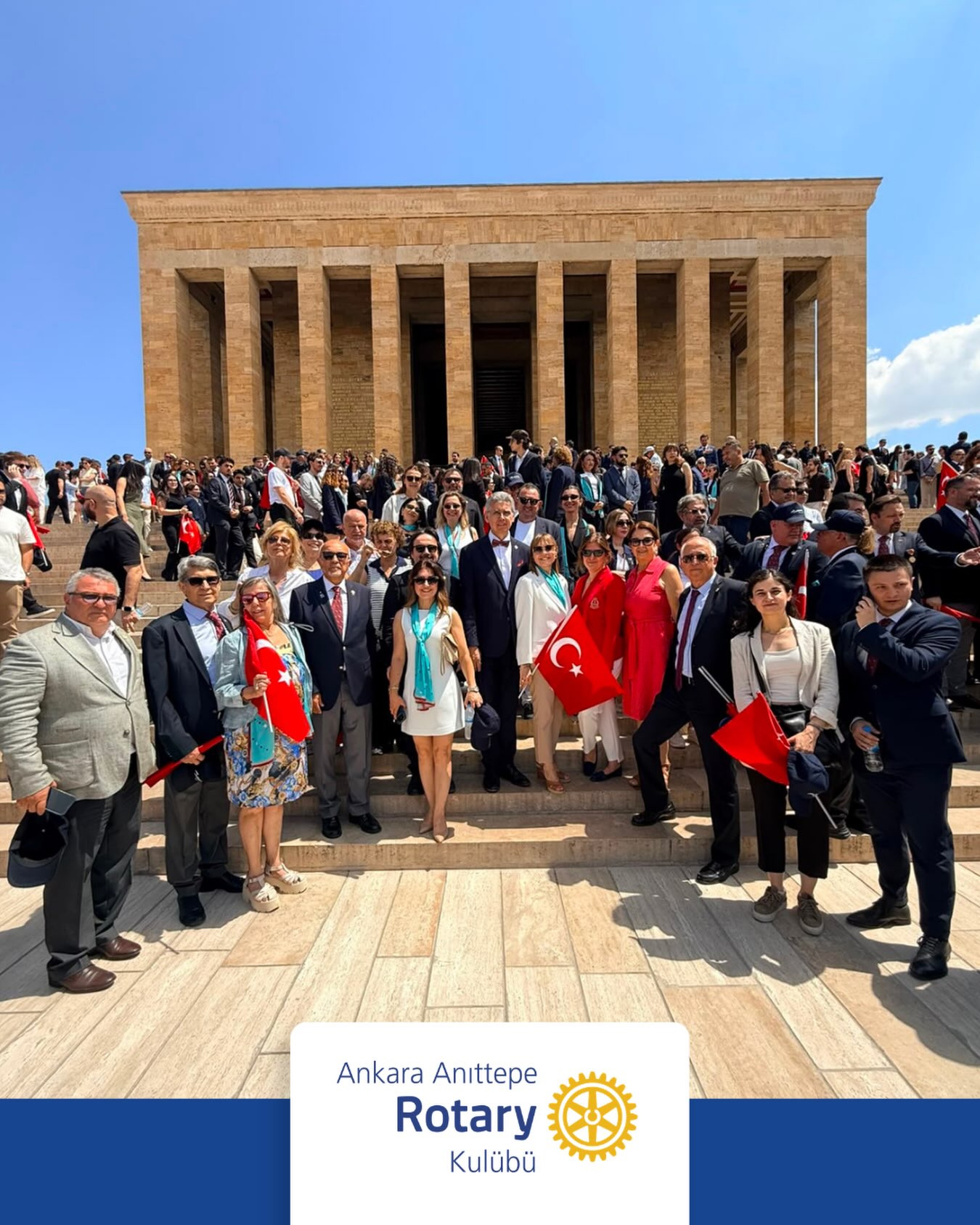 Anıtkabir’de düzenlenen çelenk törenine katıldık