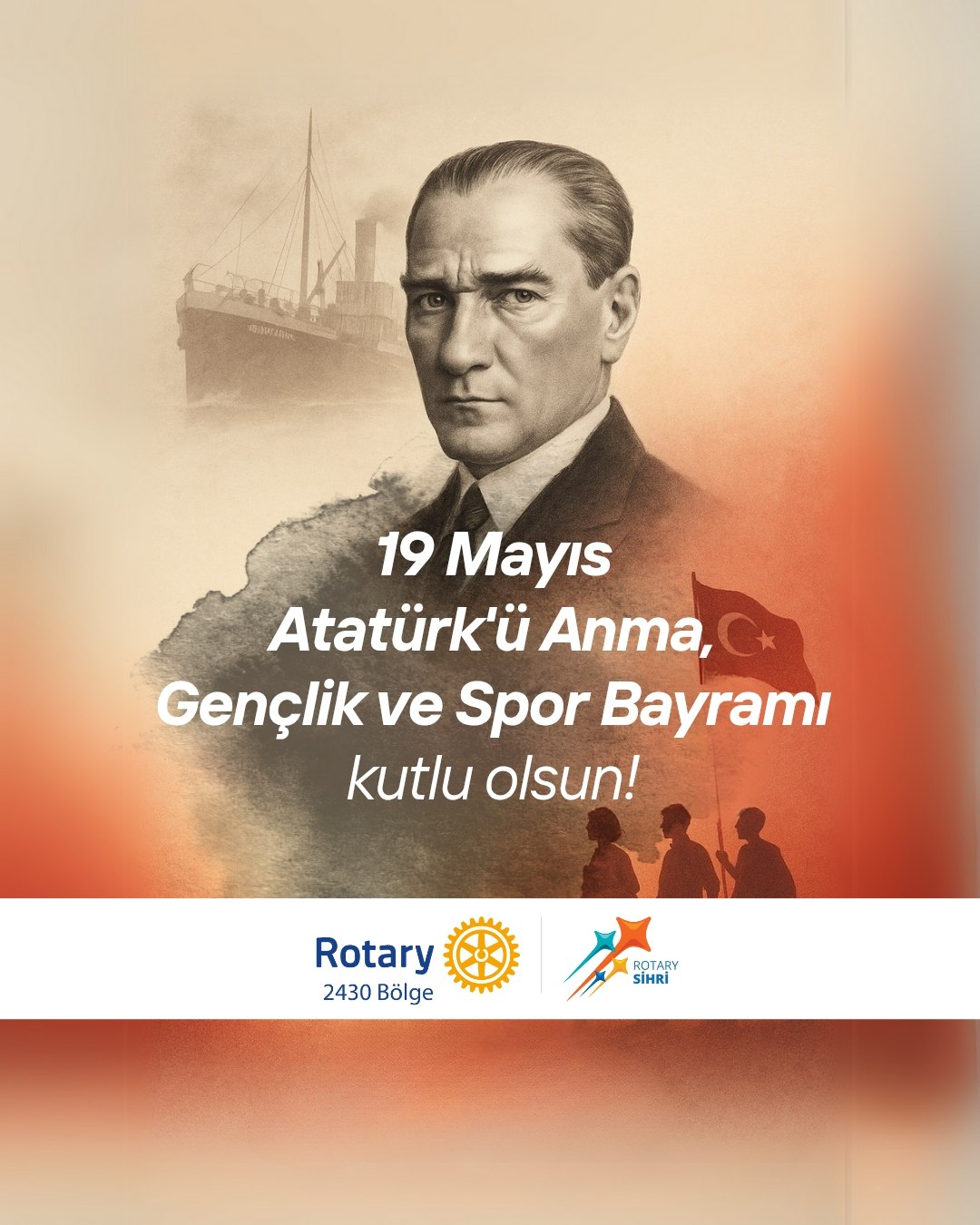 19 Mayıs Atatürk'ü Anma, Gençlik ve Spor Bayramı kutlu olsun!