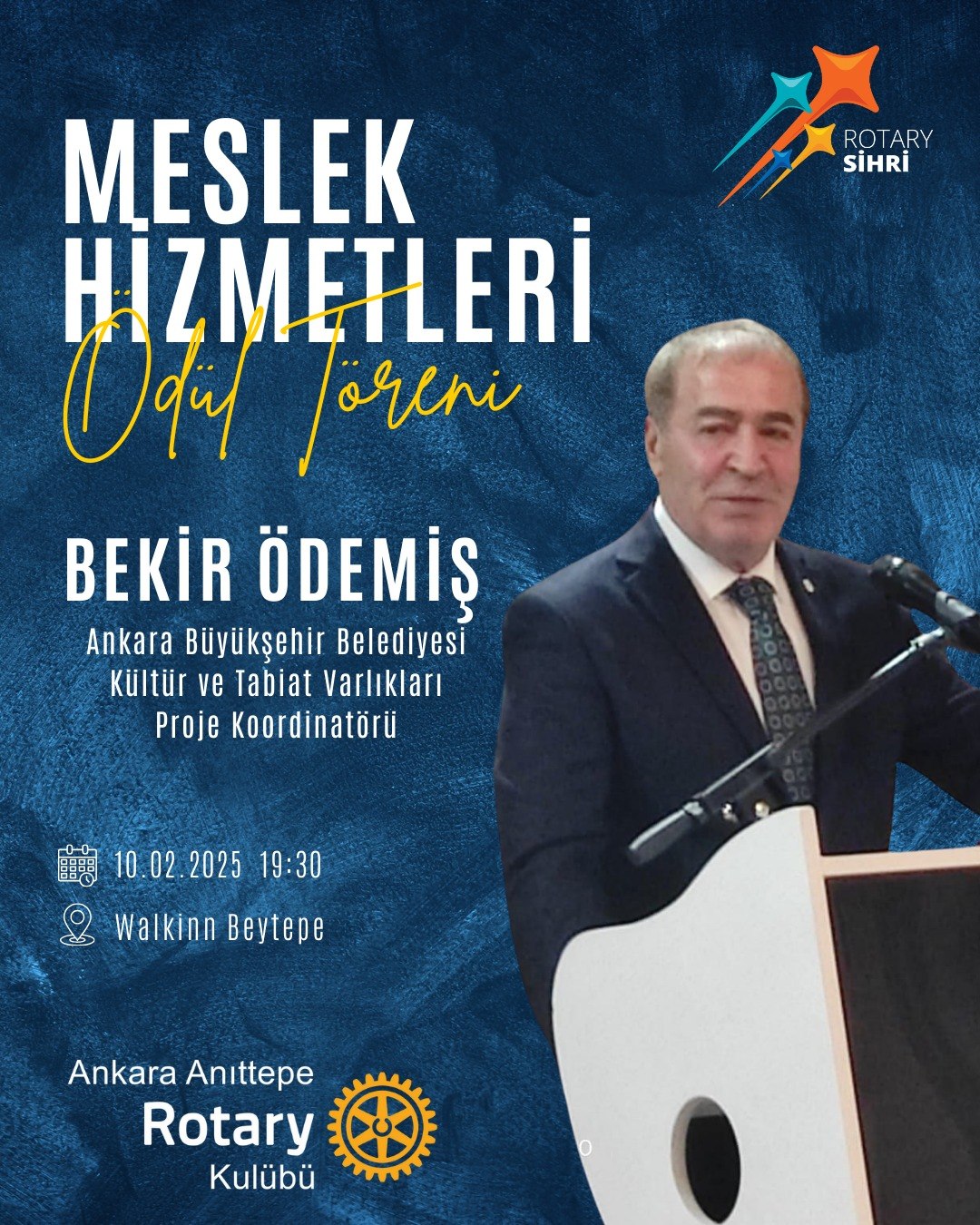 10 Şubat 2025 Pazartesi Saat 19.30 da Walk Inn'de gerçekleştirilecektir