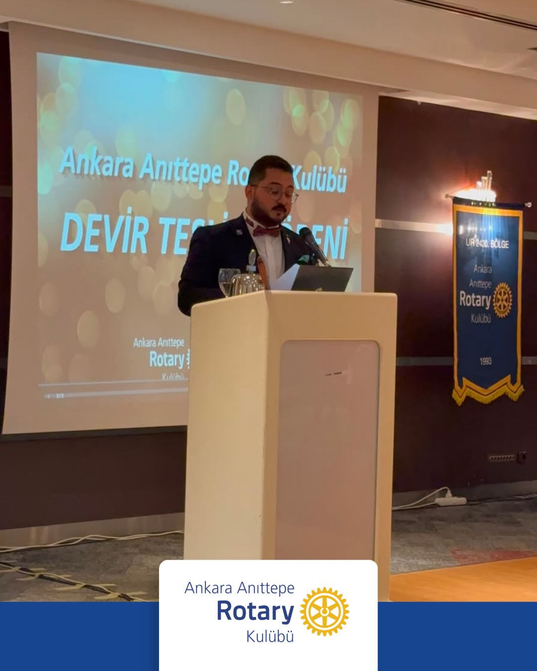 Ankara Anıttepe Rotary Kulübümüzün devir teslim törenimizi 27.06.2026 Çarşamba…