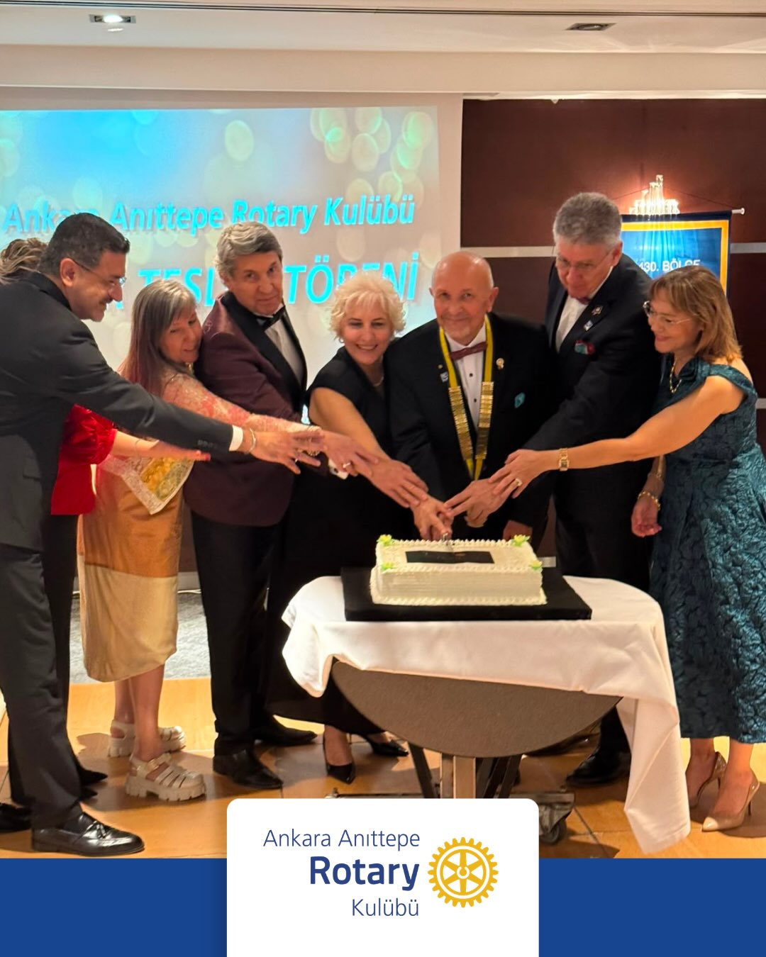 Ankara Anıttepe Rotary Kulübümüzün devir teslim törenimizi 27.06.2026 Çarşamba…
