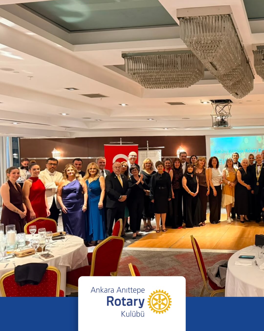 Ankara Anıttepe Rotary Kulübümüzün devir teslim törenimizi 27.06.2026 Çarşamba…