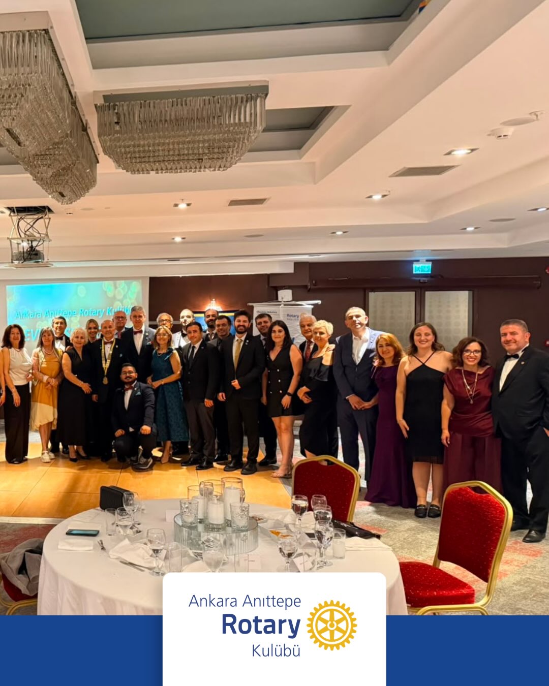 Ankara Anıttepe Rotary Kulübümüzün devir teslim törenimizi 27.06.2026 Çarşamba…