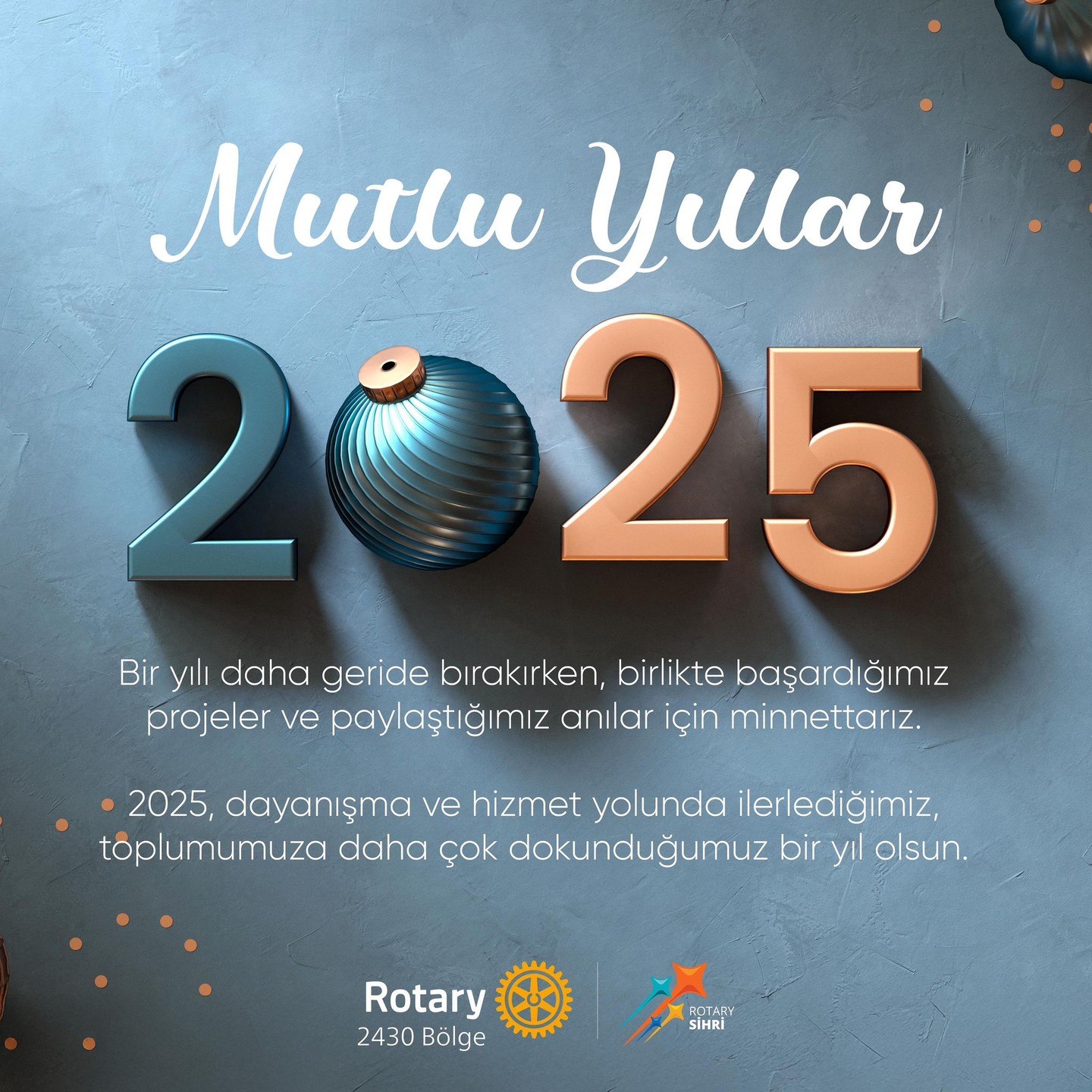 Mutlu yıllar dileriz